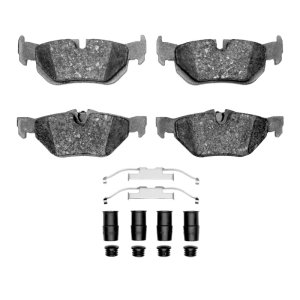 BMW 323I Brake Pads - Rear - R1 Concepts - Semi Met - `06-`15